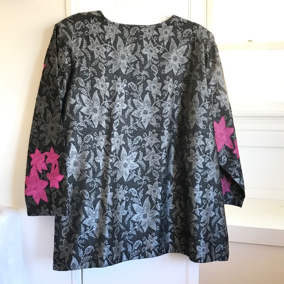 ULLA POPKEN Floral Brocade Jacket Relaxed Fit Blazer Women’s Plus Size 3X 4X 28 - Picture 7 of 16